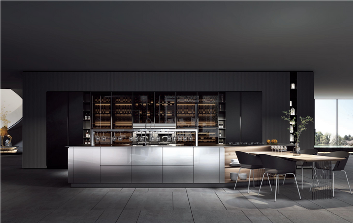 Custom Stainless‑Steel Furniture