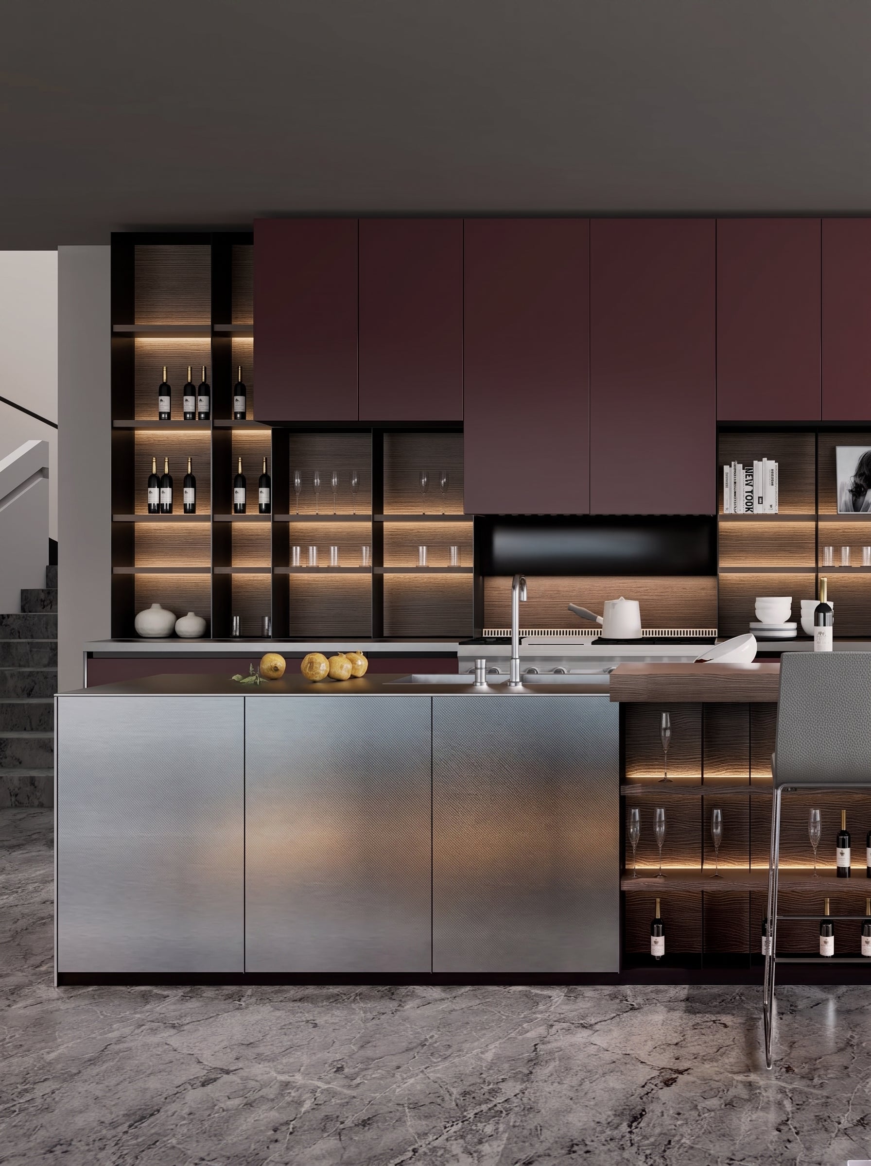 Residential Villa · Stainless‑Steel Whole‑house Customization