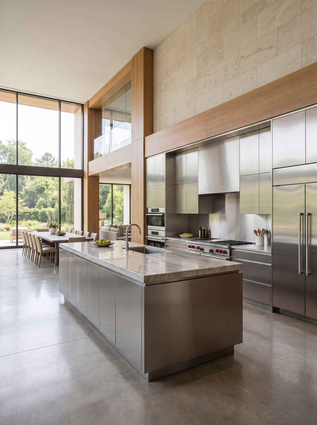 Residential Villa · Stainless‑Steel Whole‑house Customization