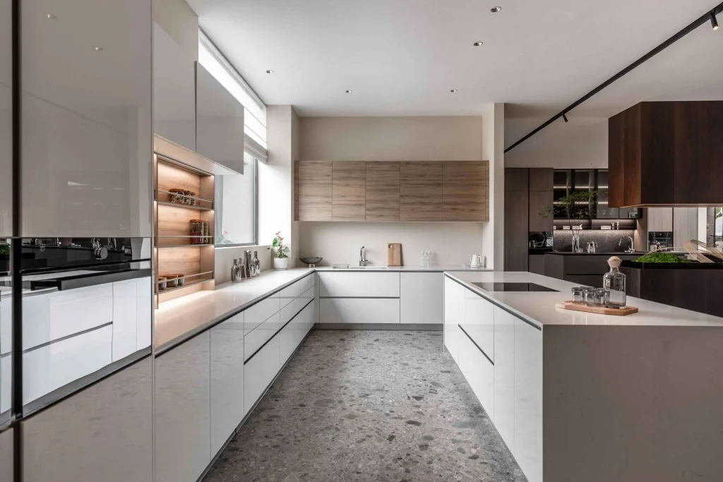 Ethereal Cream Kitchen Cabinet