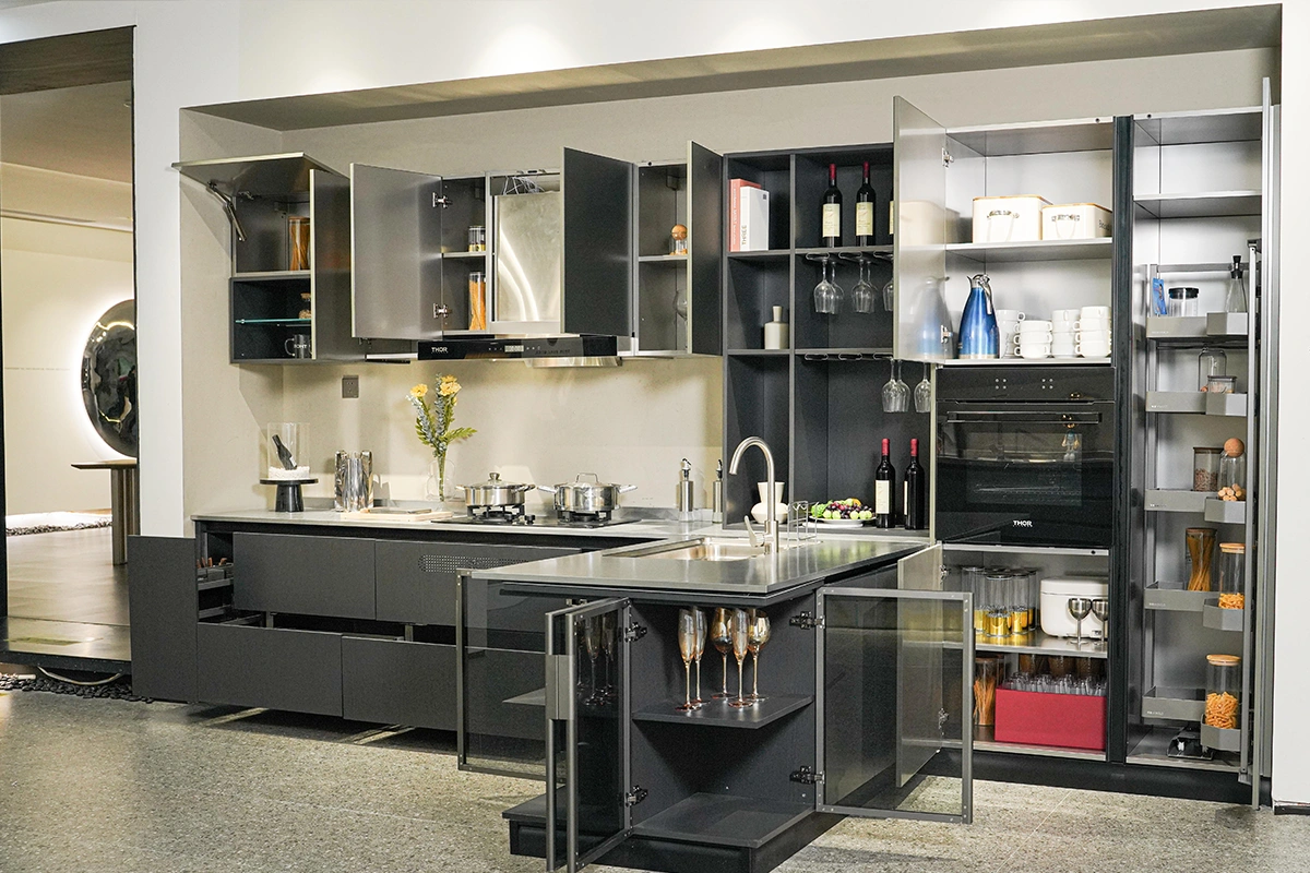 Baikal Series – Open Storage Minimal Kitchen_