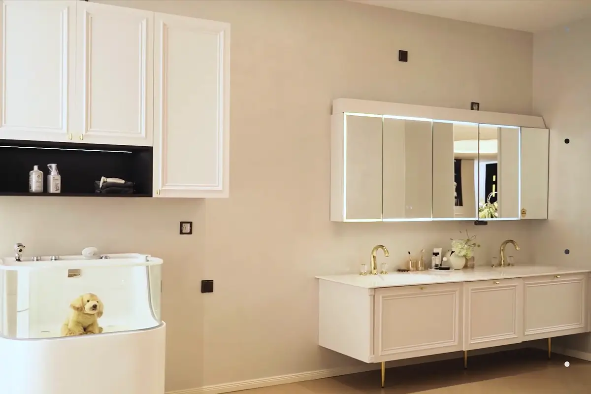 bathroom cabinets + wash cabinets