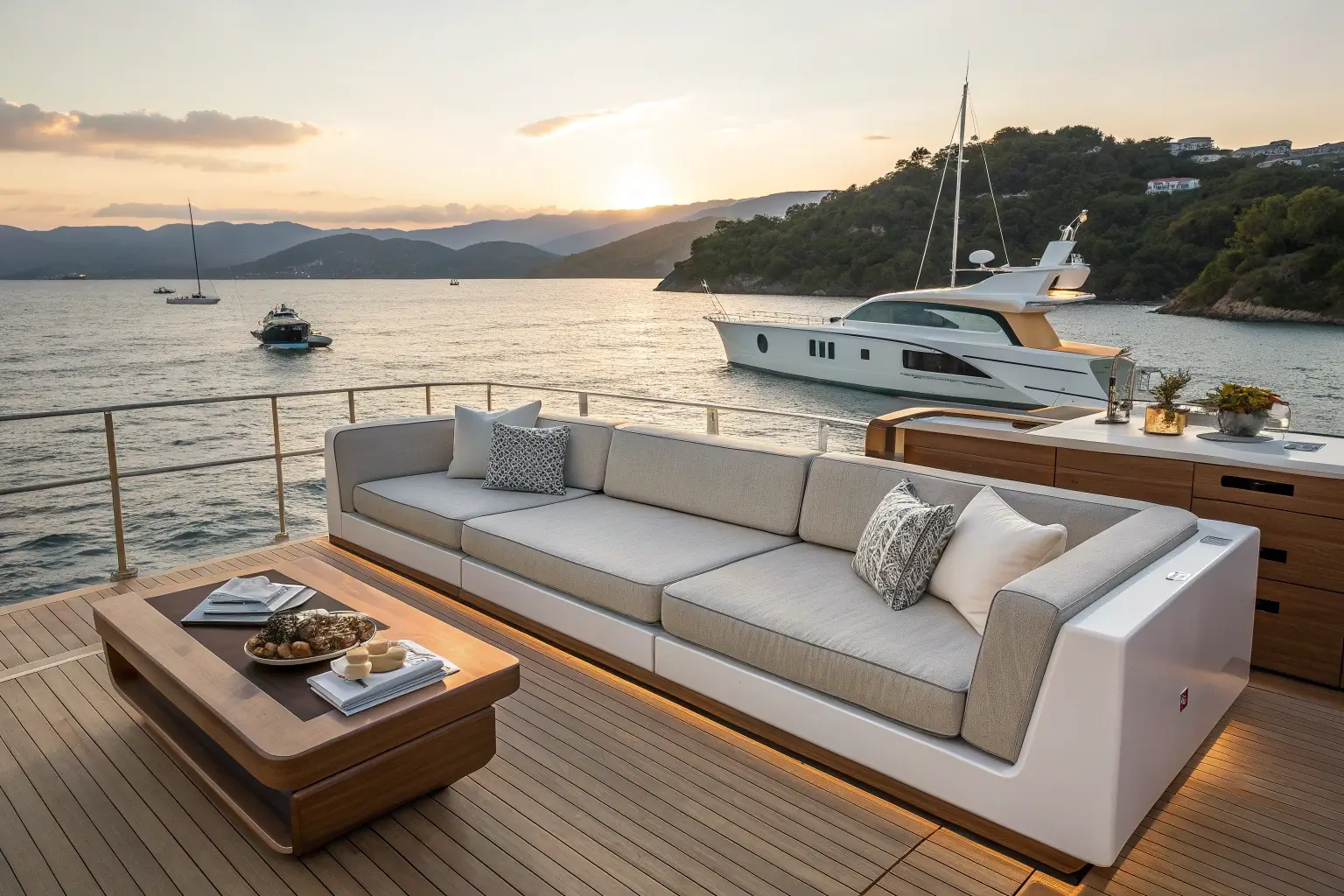 A split image showing a standard wardrobe being measured for modification (custom-made) and a designer sketching a unique, curved piece of furniture from scratch (tailor-made).